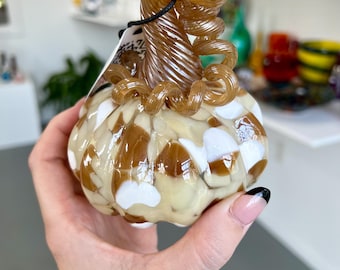 MINI Autumn Spots Glass Pumpkin