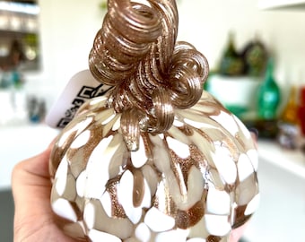 MINI “Cookie Dough” Glass Pumpkin