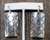 Southwestern Native American Sterling Silver Earrings