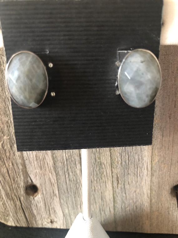 Labradorite Sterling Silver Earrings Jay King - image 6