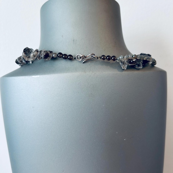 Labradorite Sterling Silver Multistrand Necklace - image 5