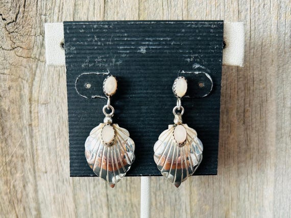 MOP Sterling Silver Earrings - image 1