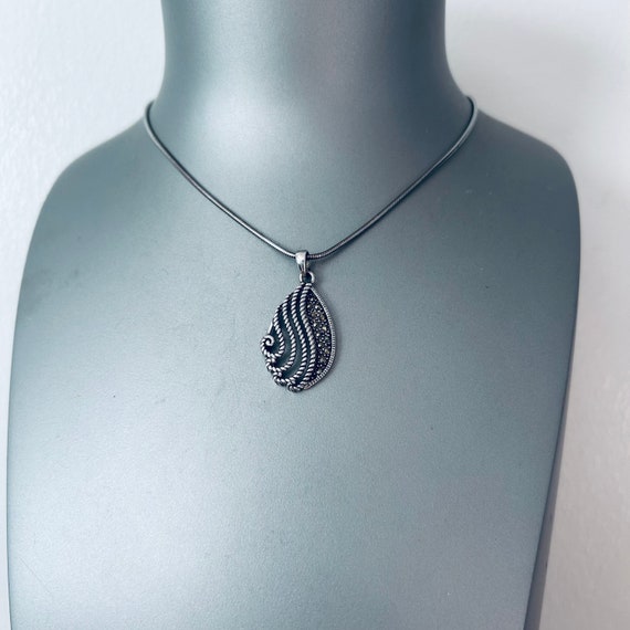 Marcasite Sterling Silver Necklace