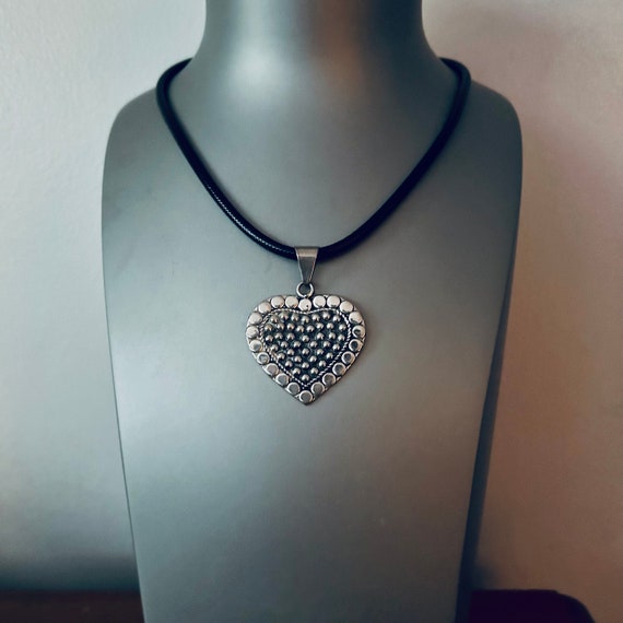 Sterling Silver Heart-shaped Pendant Esperanza - image 2