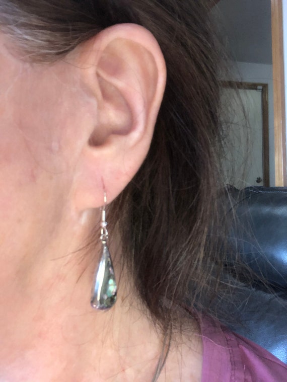 Abalone Sterling Silver Earrings Southwestern - image 9