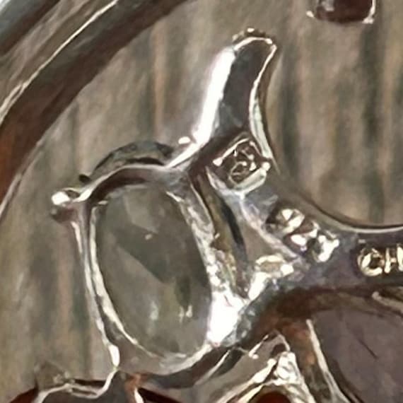 Multi Stone Sterling Silver Lever Back Earrings - image 5