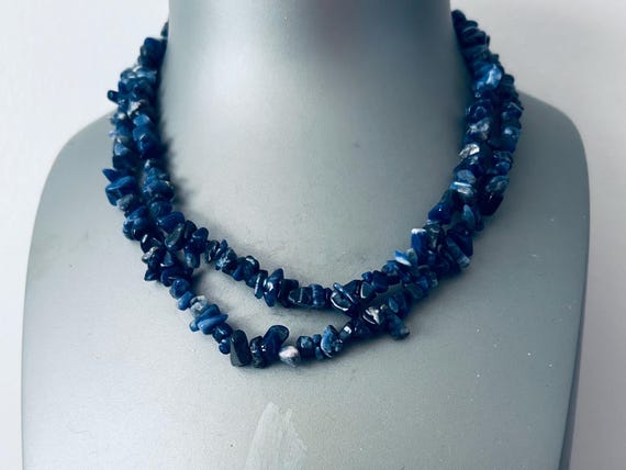 Sodalite Sterling Silver Necklace FAS