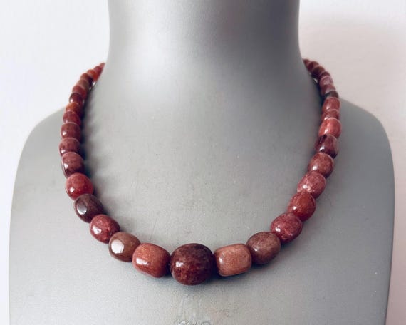 Jay King Strawberry Quartz Sterling Silver Necklace