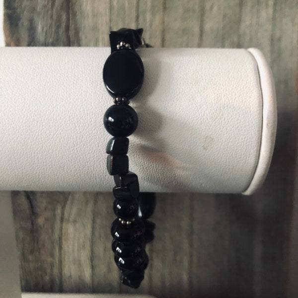 Onyx Sterling Silver Bracelet Paige Wallace