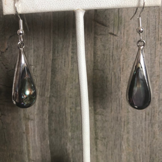 Abalone Sterling Silver Earrings Southwestern - image 5