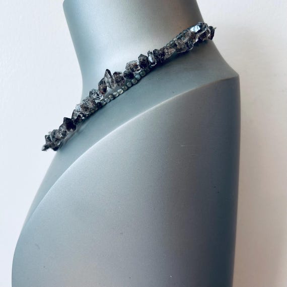 Labradorite Sterling Silver Multistrand Necklace - image 4