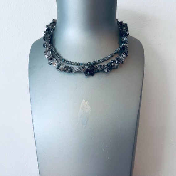 Labradorite Sterling Silver Multistrand Necklace - image 6
