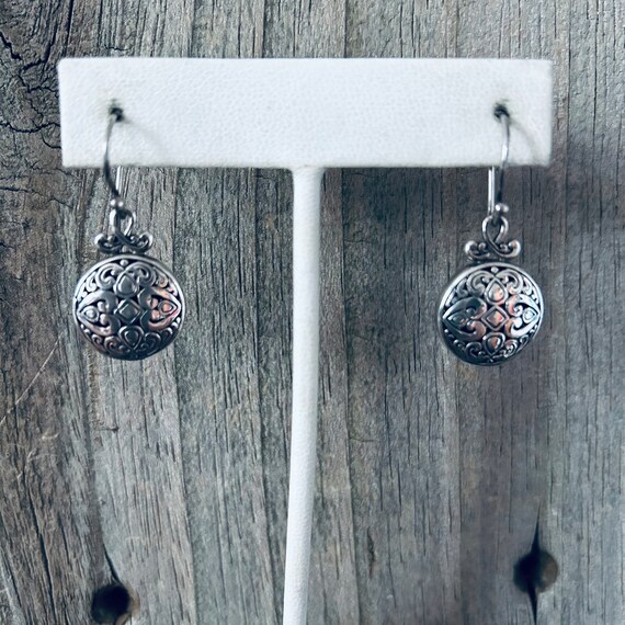 Sterling Silver Bali Style Earrings - image 5