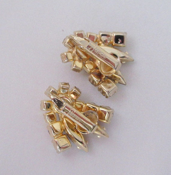 Sherman Earrings Signed Swarovski Aurora Borealis… - image 7