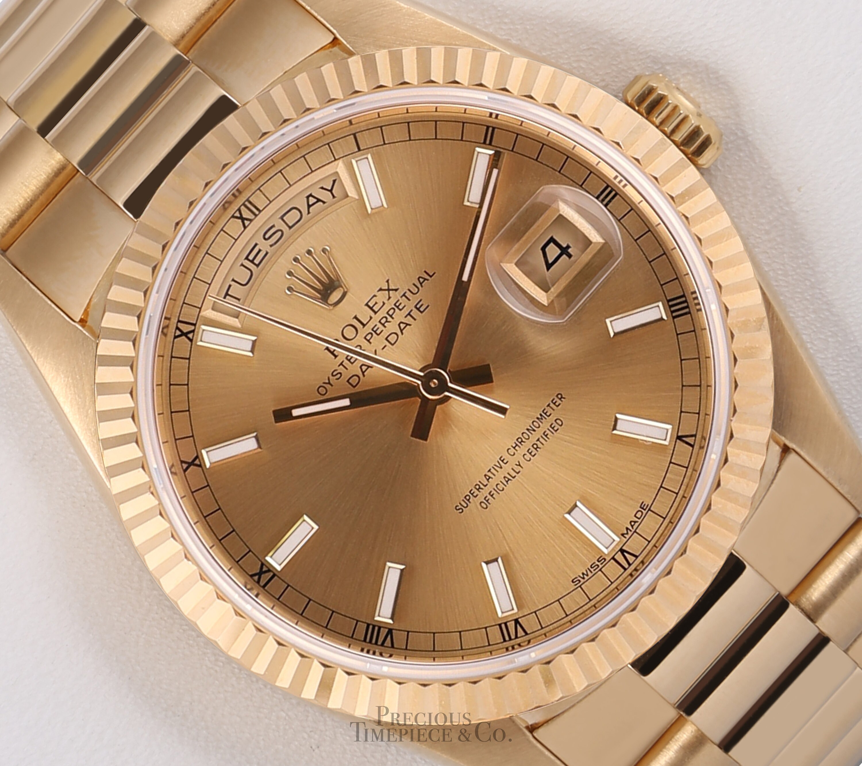 rolex gold 36mm