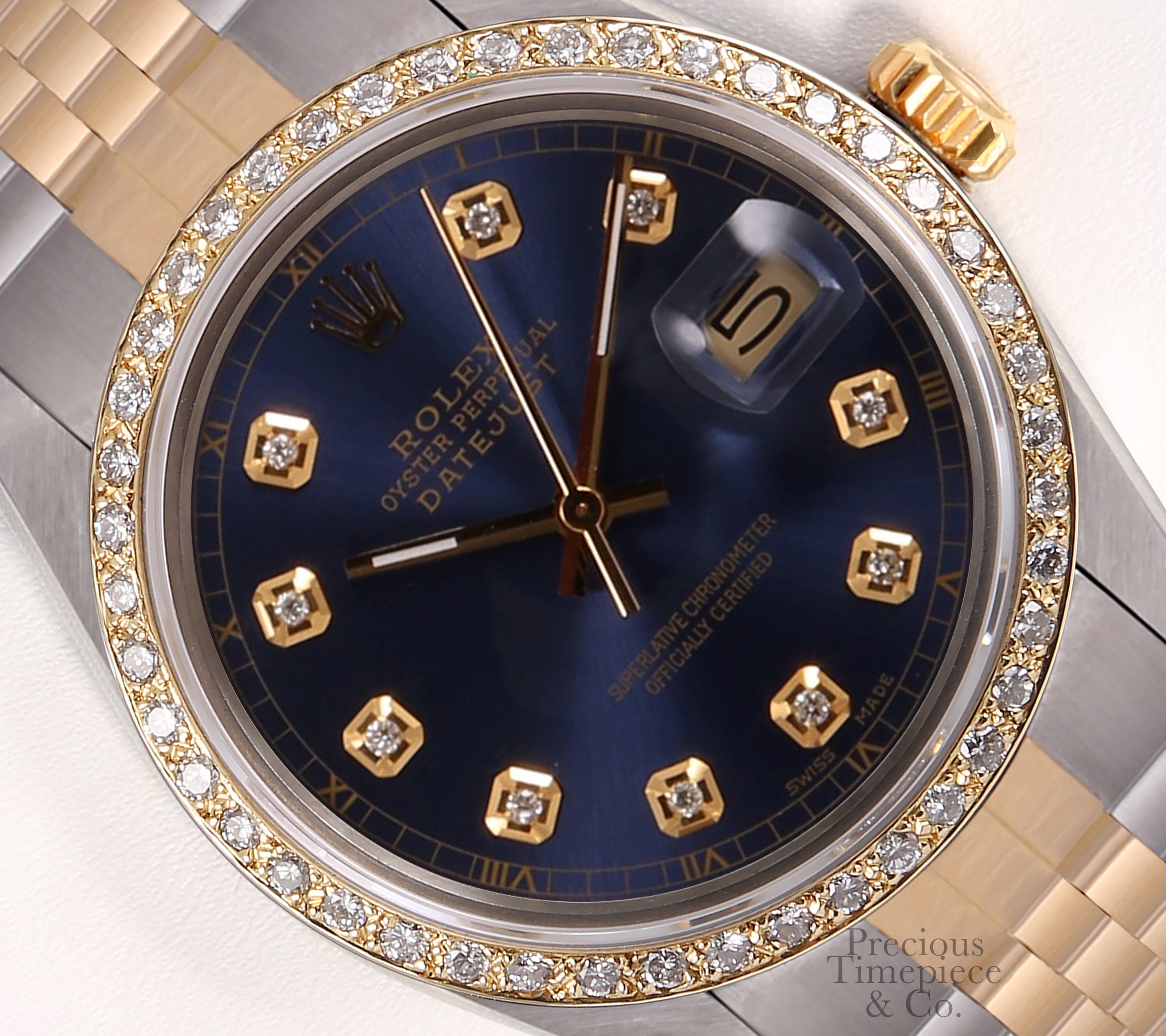 rolex datejust 36mm diamond bezel