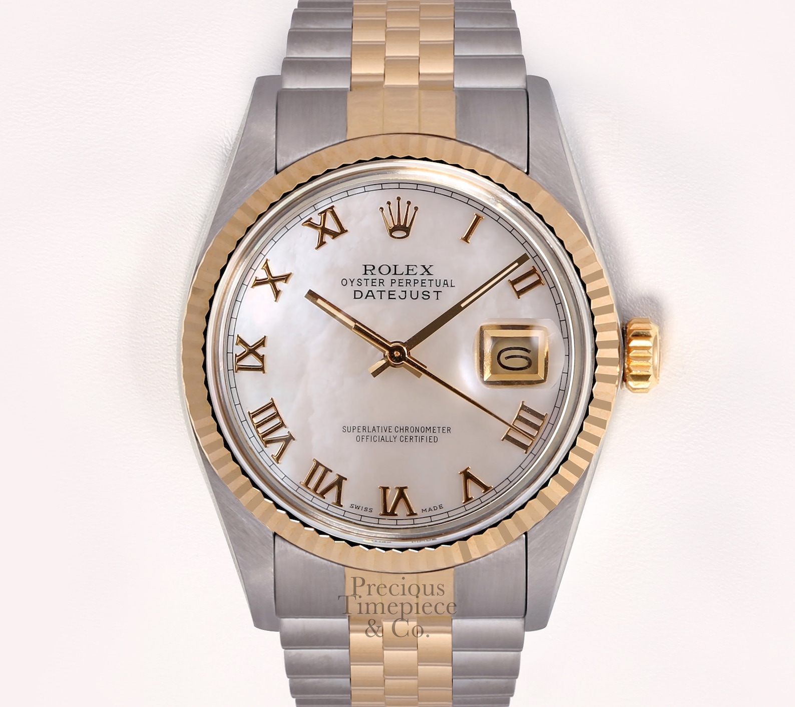 rolex datejust two tone 36mm