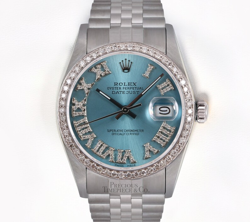 rolex datejust ice