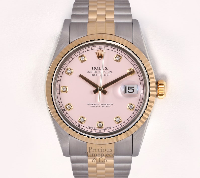 rolex datejust 36mm 18k