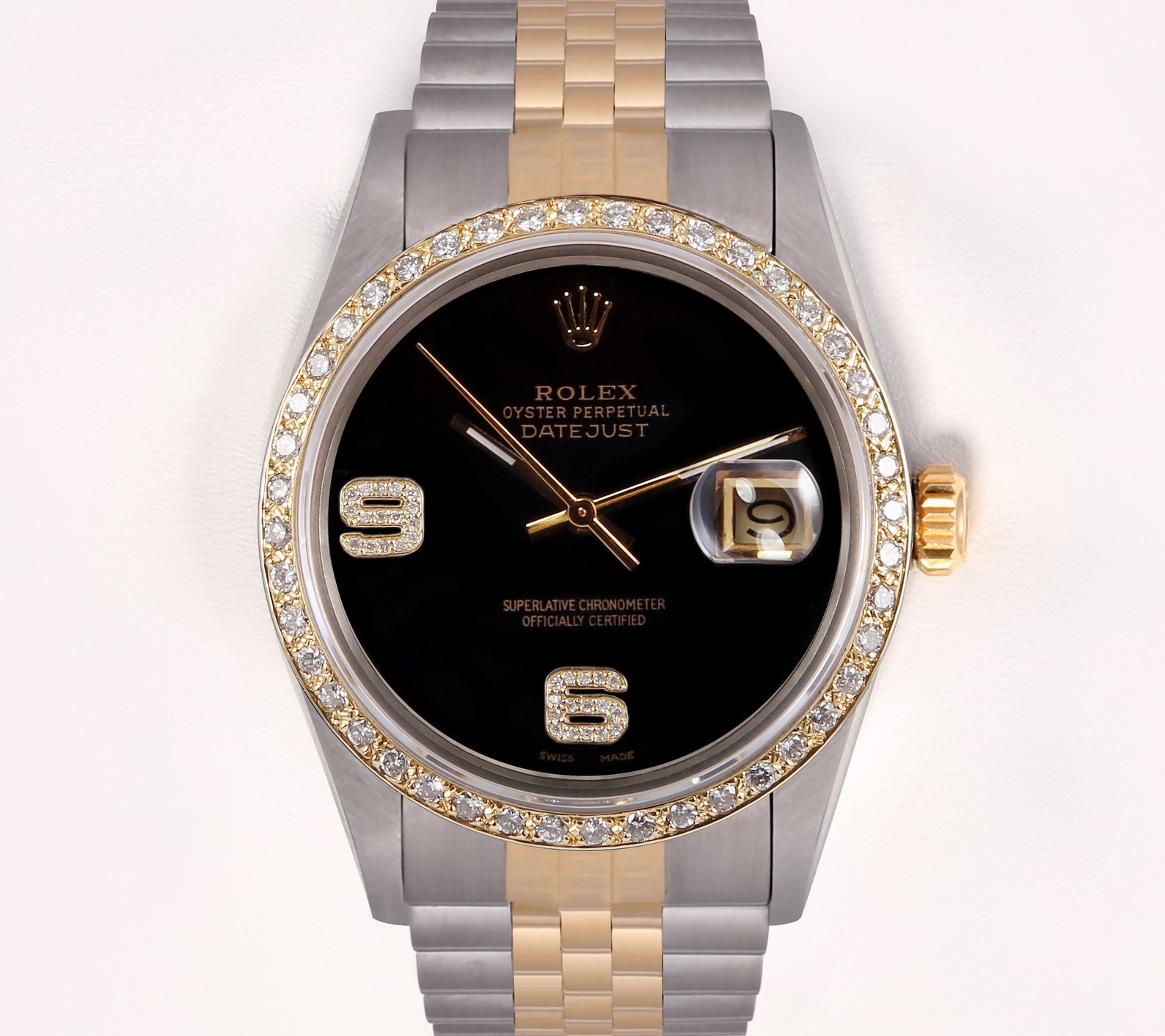 rolex datejust onyx