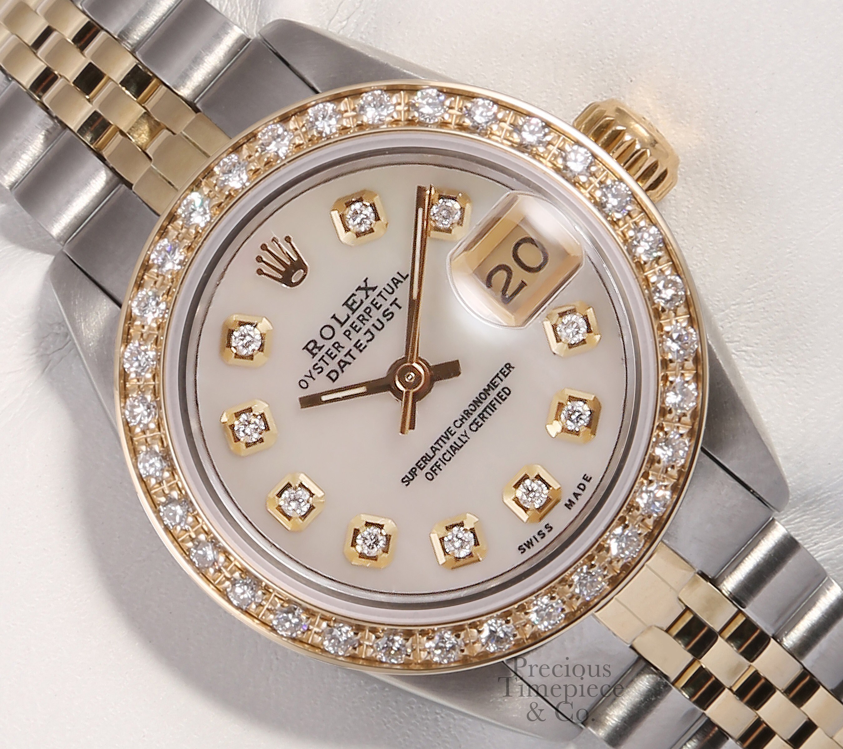 Rolex Lady Datejust 26mm Two Tone Watch 