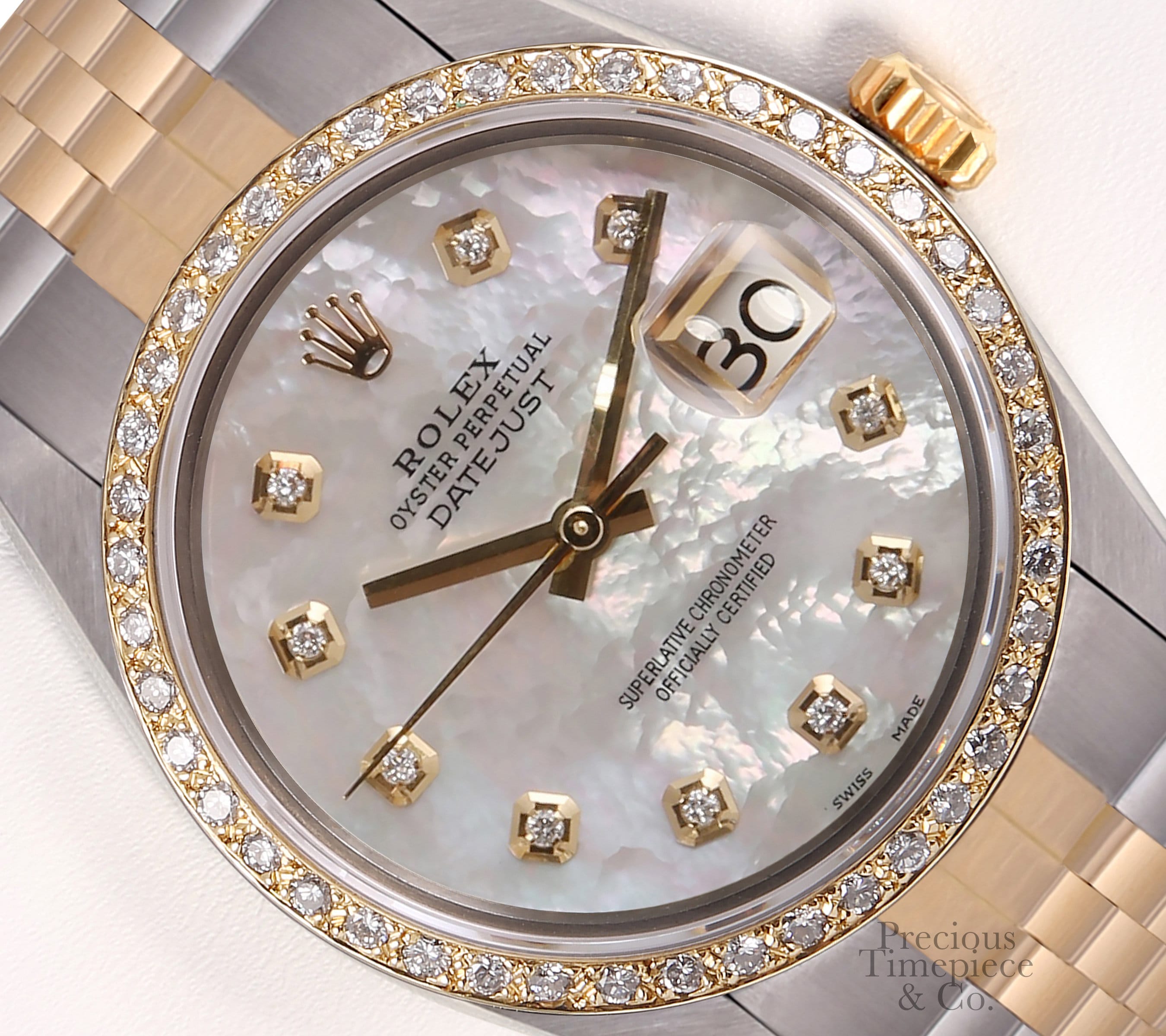 rolex 36mm diamond bezel