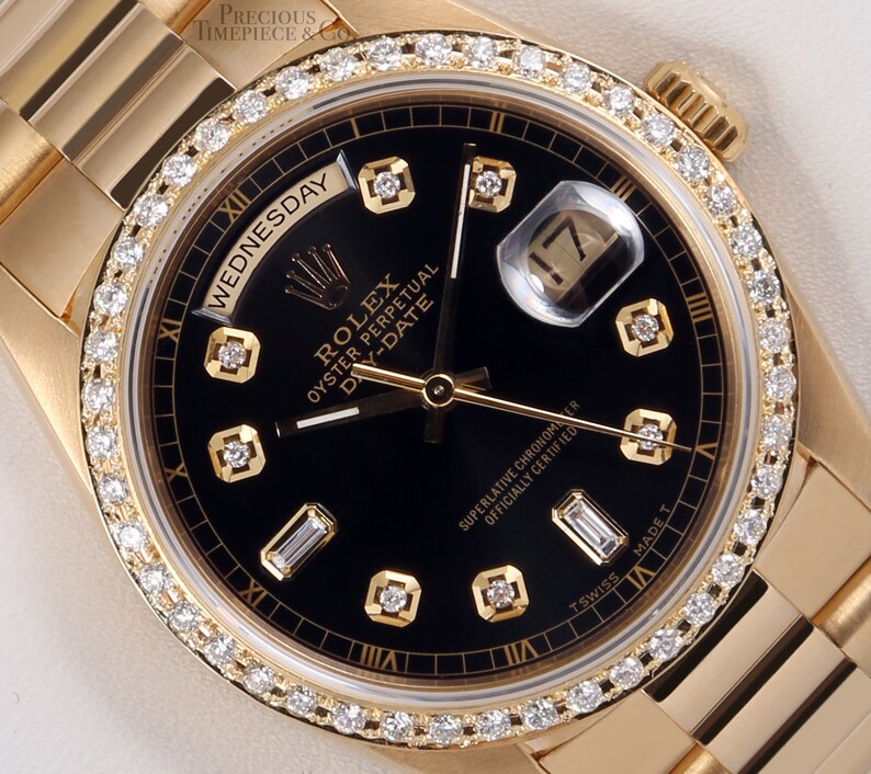 baguette diamond rolex