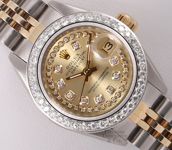 Rolex Lady Datejust Two Tone 18k 