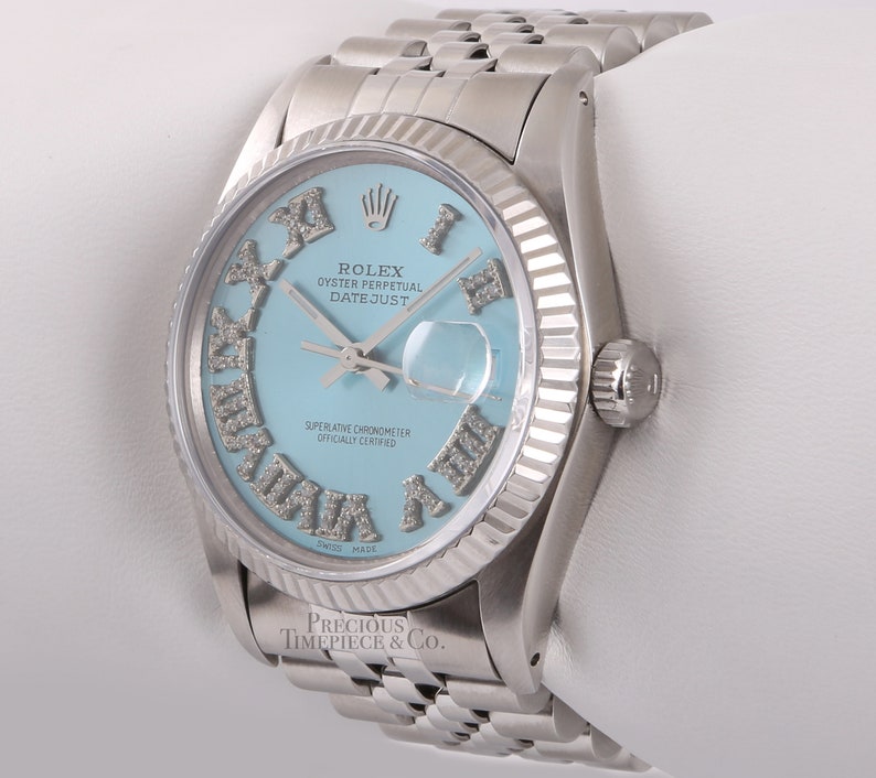 rolex datejust ice