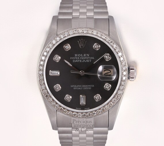 Rolex Datejust 16200 Staal - Grijze Wijzerplaat - Jubilee - 1996 |  Metropolis Collection
