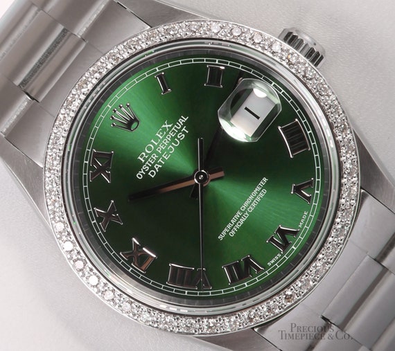 datejust green roman