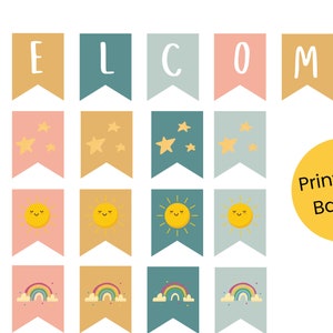Printable Welcome Banner, Back to School Banner, Classroom Welcome Banner