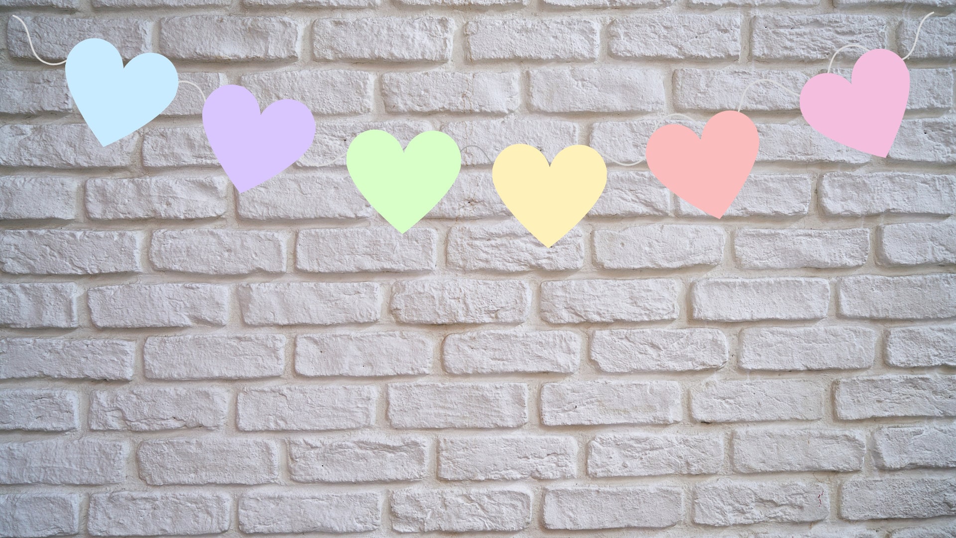 Printable Pastel Hearts Valentine's Day Baby Shower Wedding Shower ...