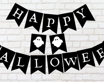 Printable Happy Halloween Garland | Halloween | Instant Download
