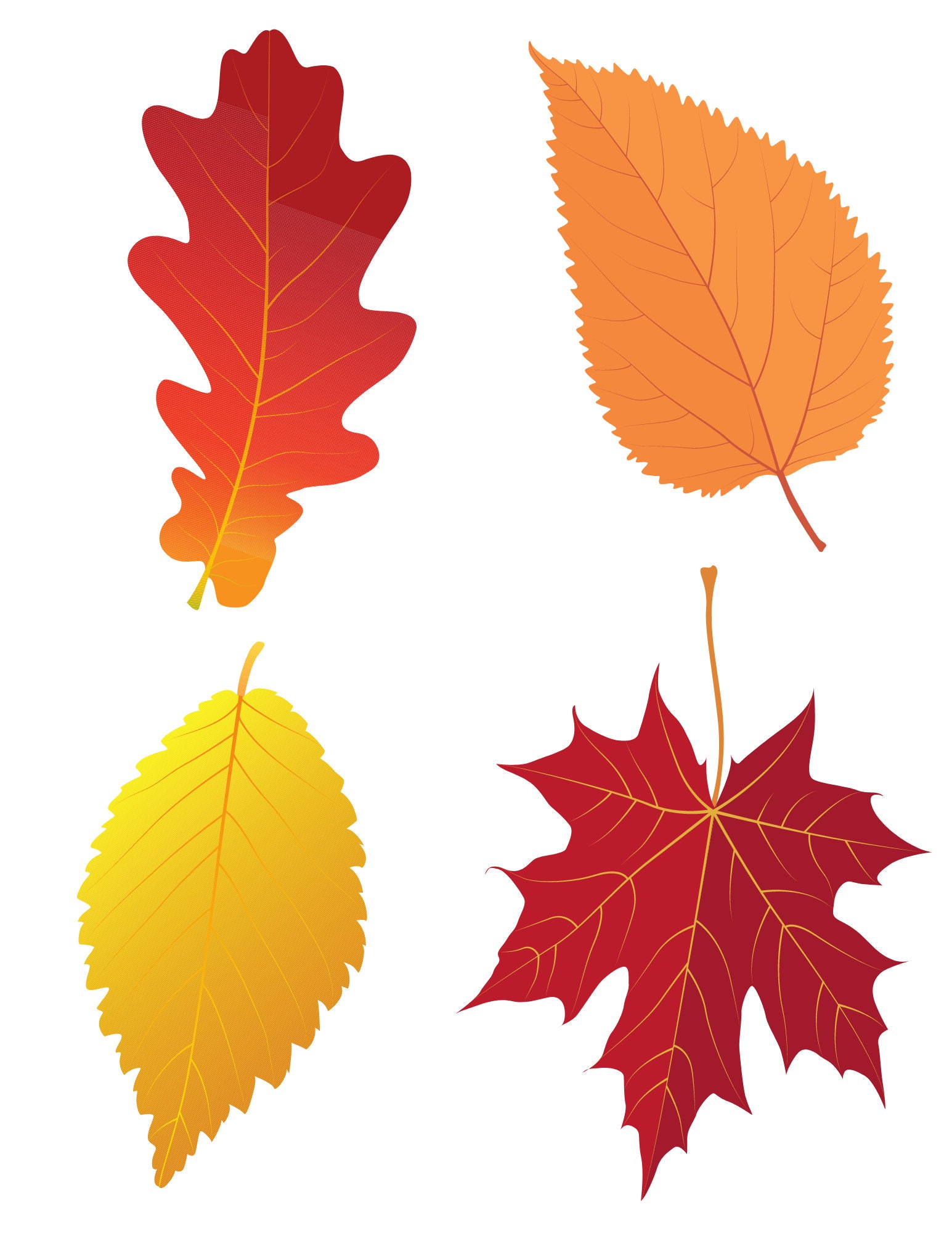 Printable Fall Leaves | Fall Decor | Banner | Home | Classroom ...
