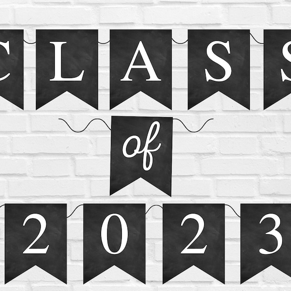 Printable Graduation Class of 2023 Banner | Graduation| Printable | Instant Download