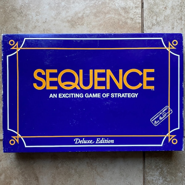 Sequence Board Game Etsy
