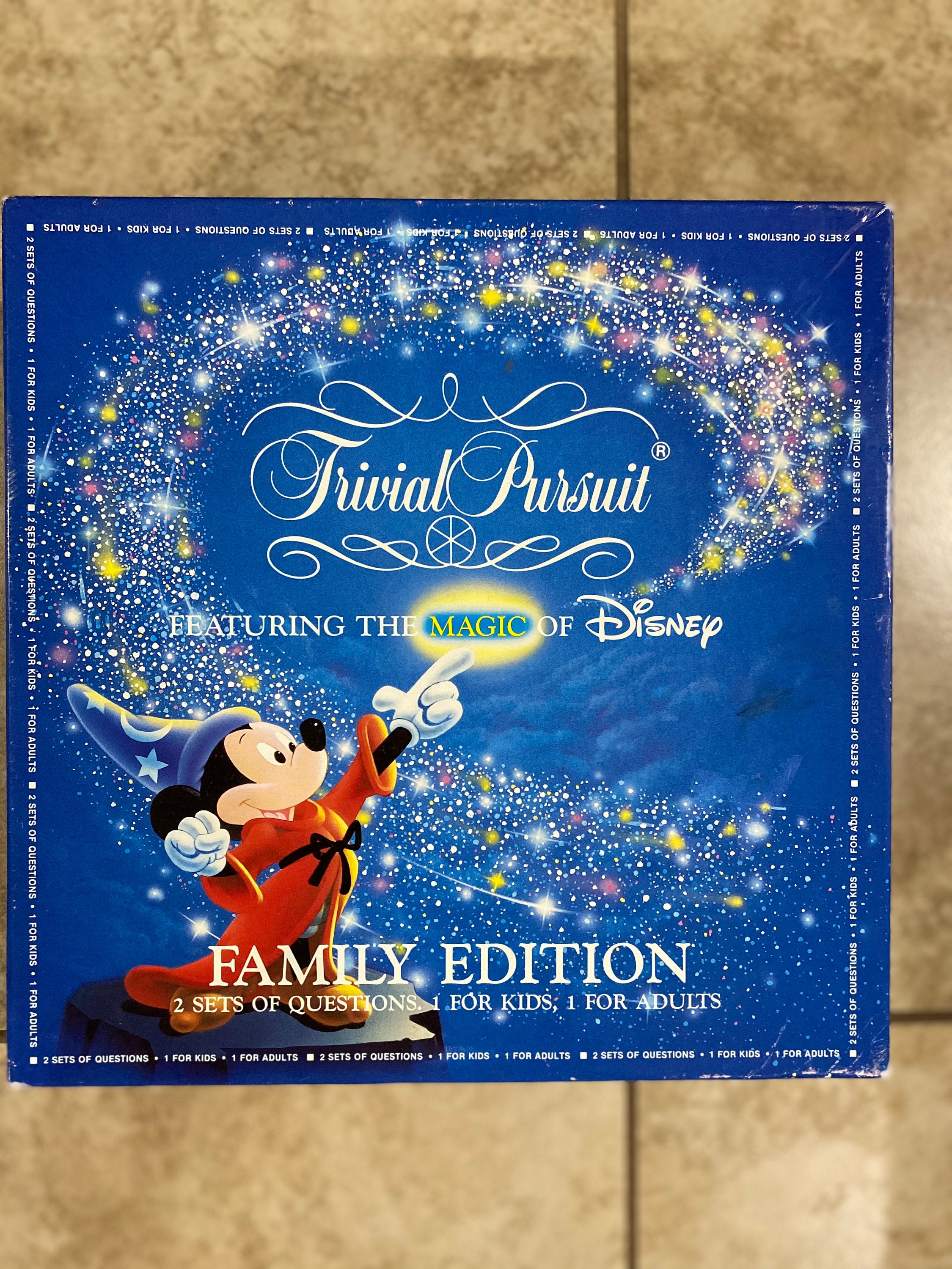 Vintage Trivial Pursuit Magic of Disney Family Edition 1986 Board Game Used  