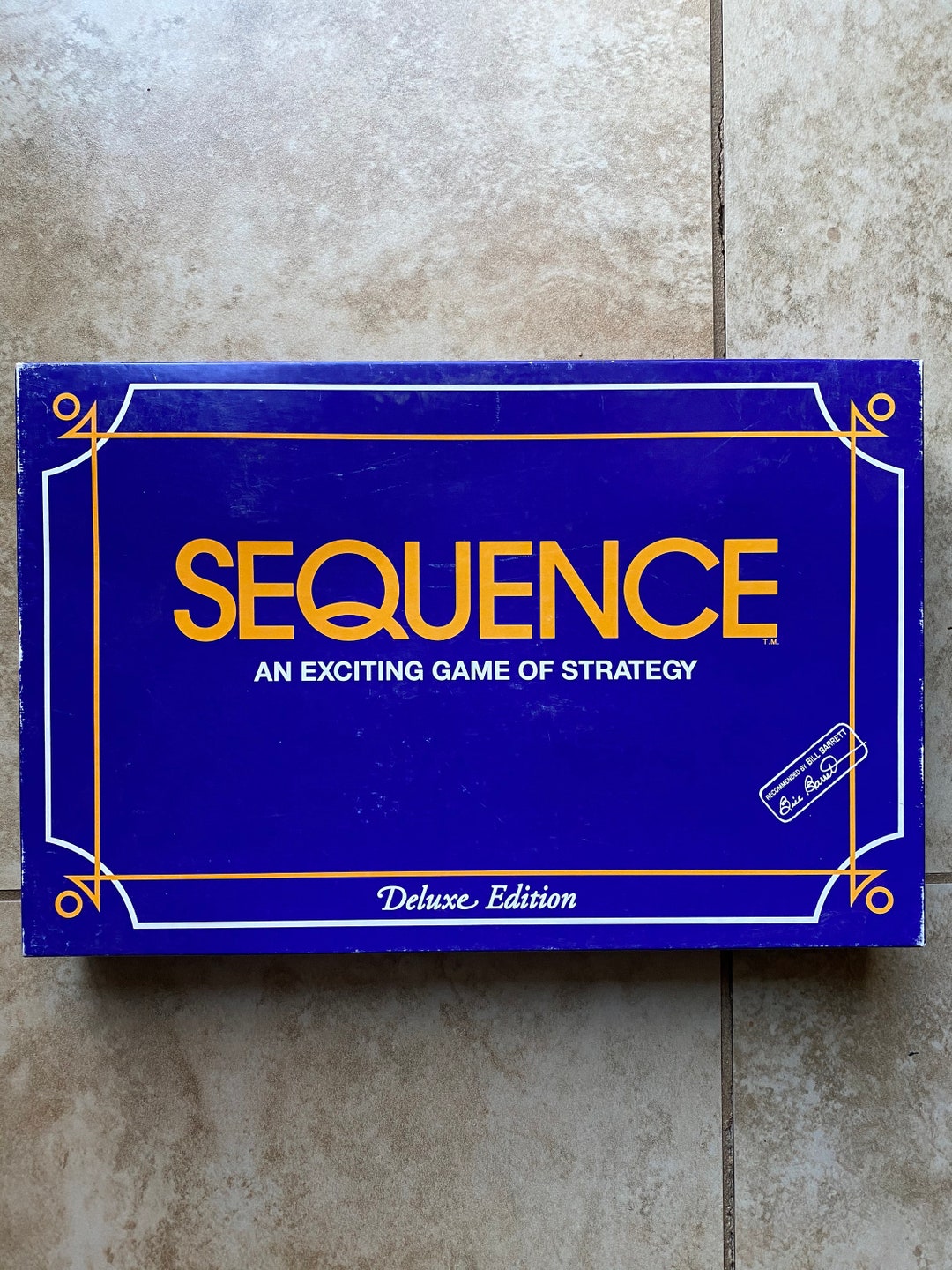 Deluxe Edition Sequence Board Game Jax Ltd 1995 Features Cushioned