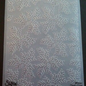 Sizzix Patchwork Embossing Folder 4.5x5.75 works in most machines