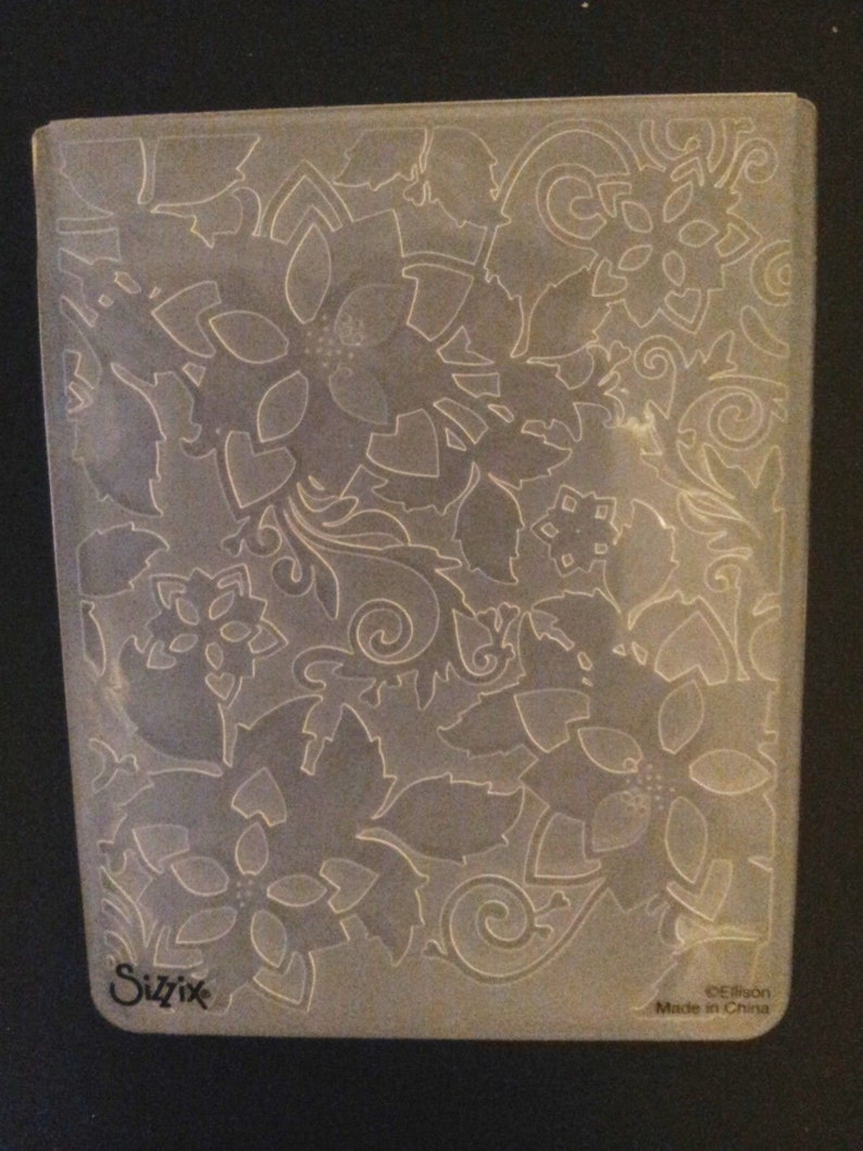 Sizzix Flowers #7 Flower Embossing Folder 4.5x5.75 works in most machines