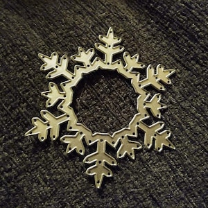 Sizzix Die Cutter Thinlits Christmas Snowflake 8.5cm #71 fits Big Shot