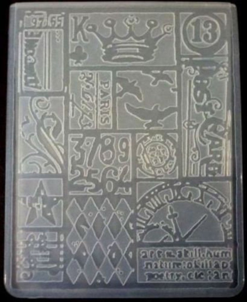 Sizzix Patchwork Embossing Folder 4.5x5.75 works in most machines