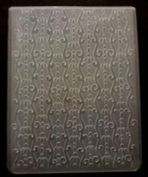 Sizzix Patchwork Embossing Folder 4.5x5.75 works in most machines