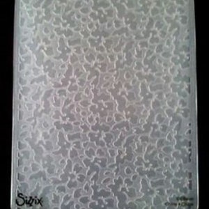 Sizzix Raspberry Syrup Embossing Folder 4.5"x5.75" works in most machines