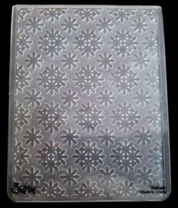 Sizzix Patchwork Embossing Folder 4.5x5.75 works in most machines