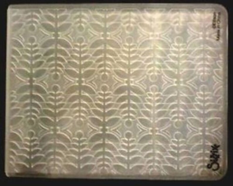 Sizzix Christmas Tree Trees Embossing Folder 4.5x5.75 Works in Most