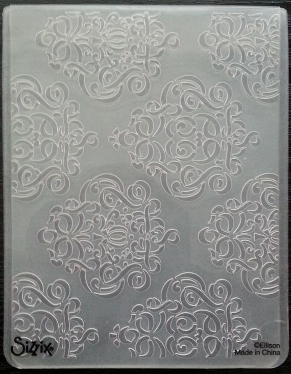 Sizzix Patchwork Embossing Folder 4.5x5.75 works in most machines