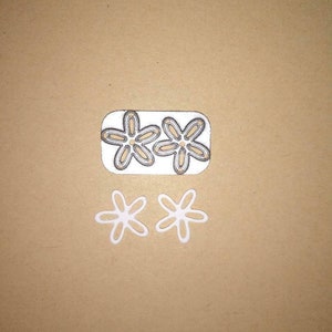 Sizzix Die Cutter Thinlits 2 Mini Flowers #2 fits Big Shot