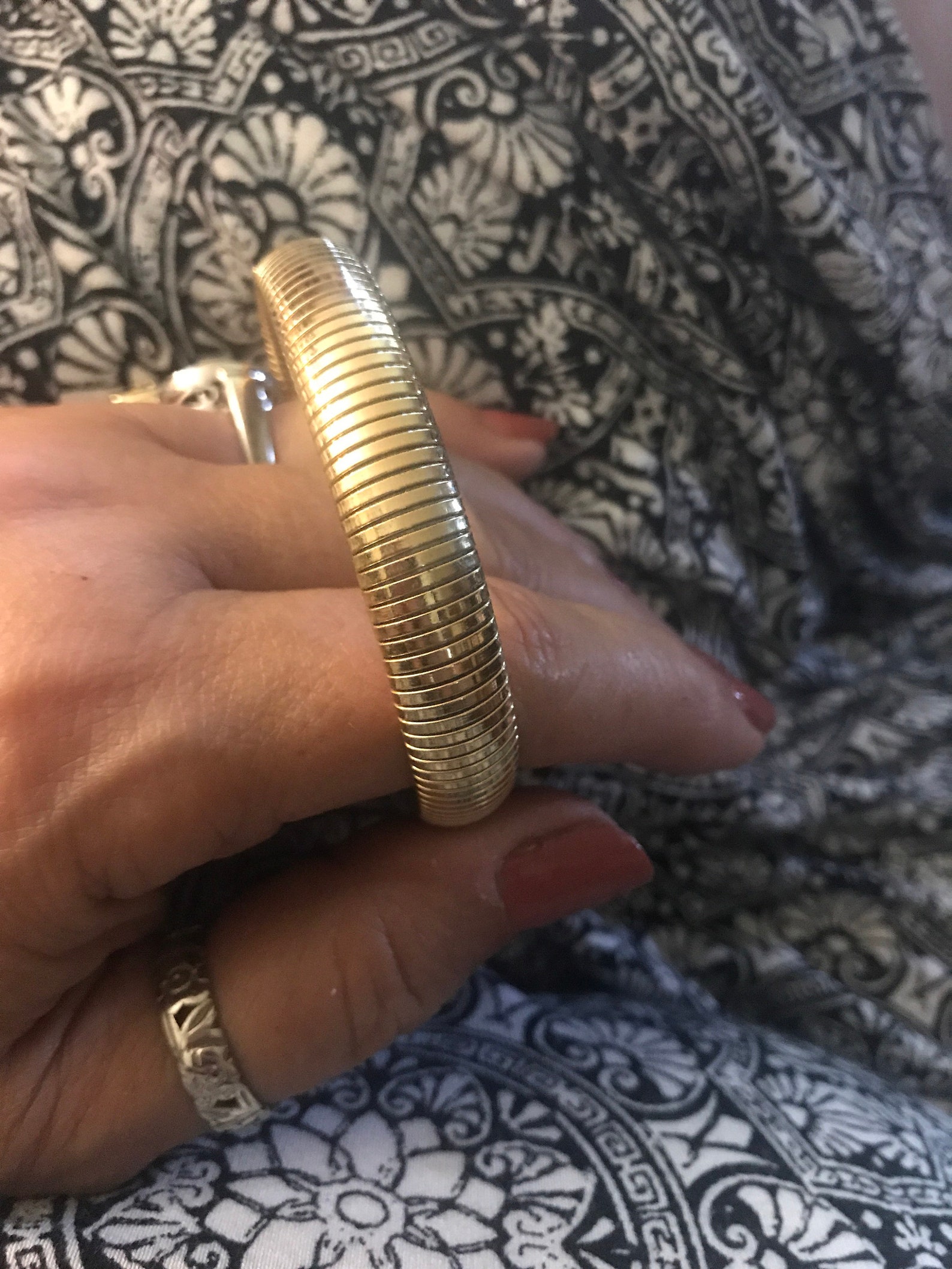 Vintage Park Lane omega stretch bracelet gold tone signed Park | Etsy